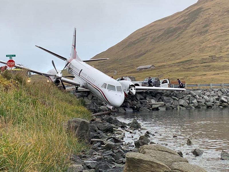 PenAir Saab 2000 plane crash - Unalaska, Alaska, USA