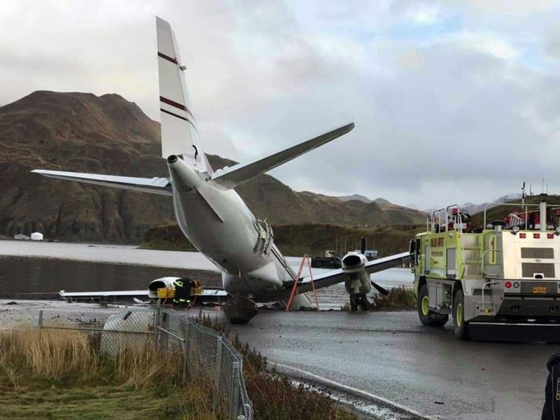 Photos du crash du Saab 2000 de PenAir