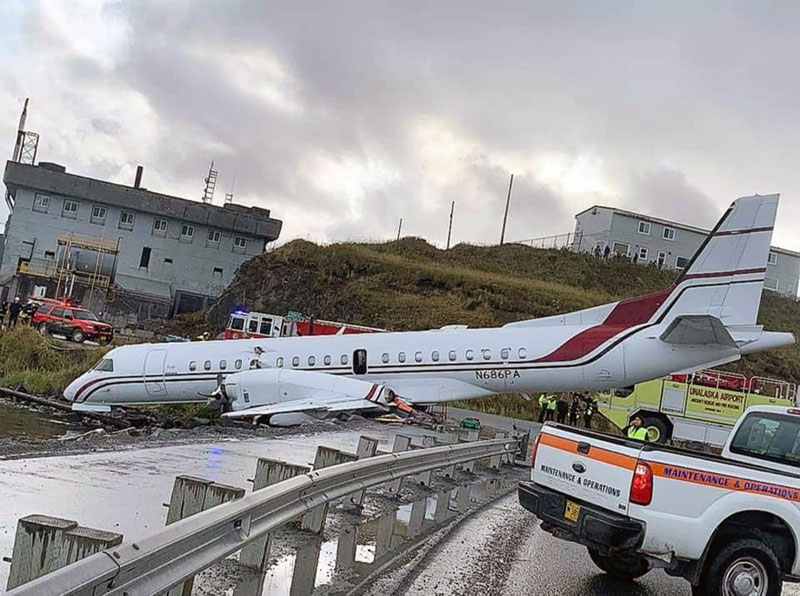Photos du crash du Saab 2000 de PenAir