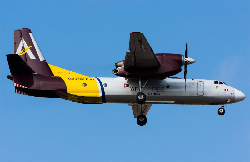 Aircraft similar to the one which crashed (Antonov An-32A)