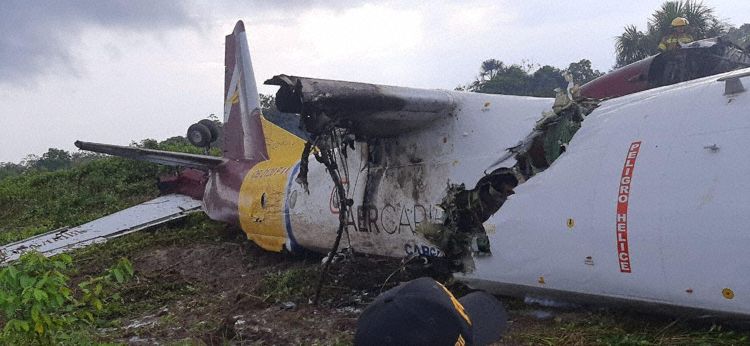 Photos du crash de l'Antonov An-32A d'Aer Caribe