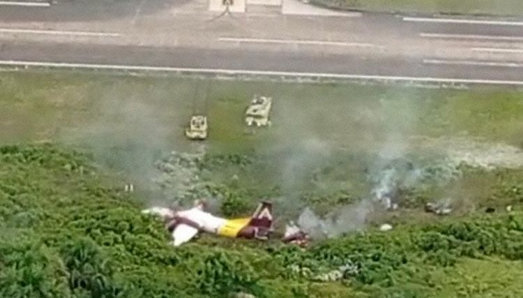 Photos du crash de l'Antonov An-32A d'Aer Caribe