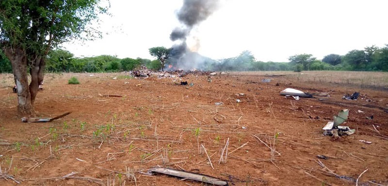 East African Express Airways Embraer 120RT plane crash - Bardale, Somalia