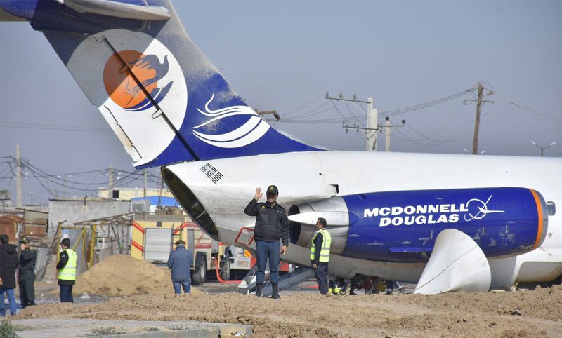 Photos du crash du MD-83 de Caspian Airlines