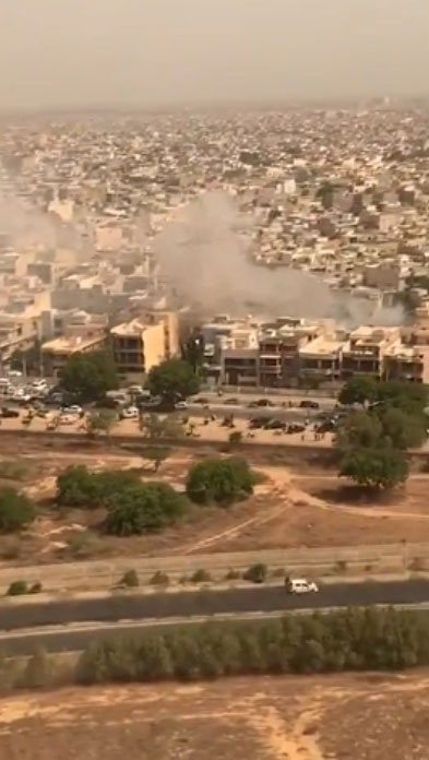 Photos of the Pakistan International Airlines Airbus A320 crash