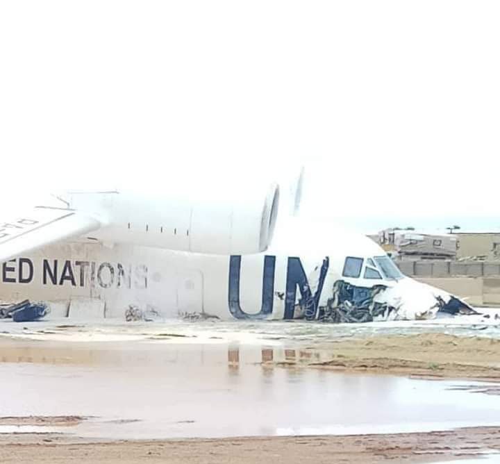 Photos du crash de l'Antonov 74T d'UTAir Cargo
