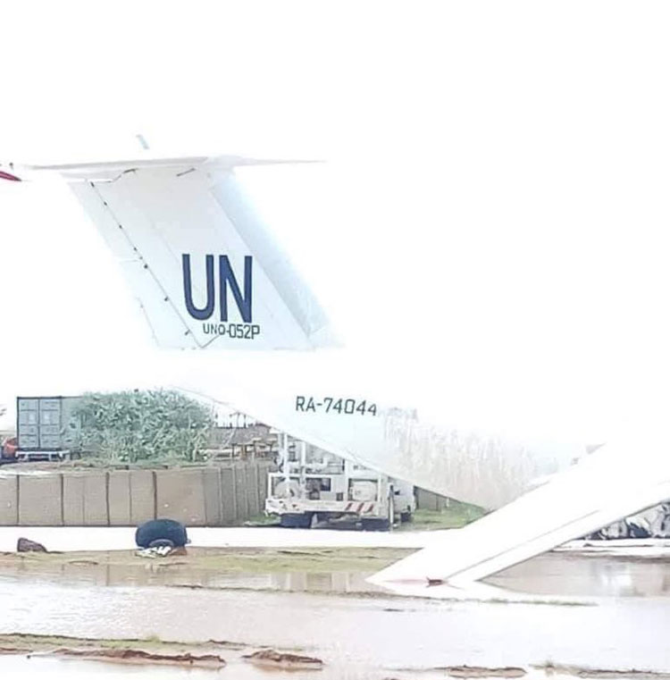 Photos du crash de l'Antonov 74T d'UTAir Cargo