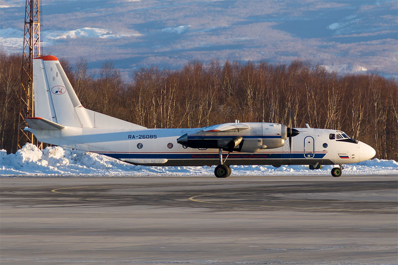 Aircraft similar to the one which crashed (Antonov AN-26B)
