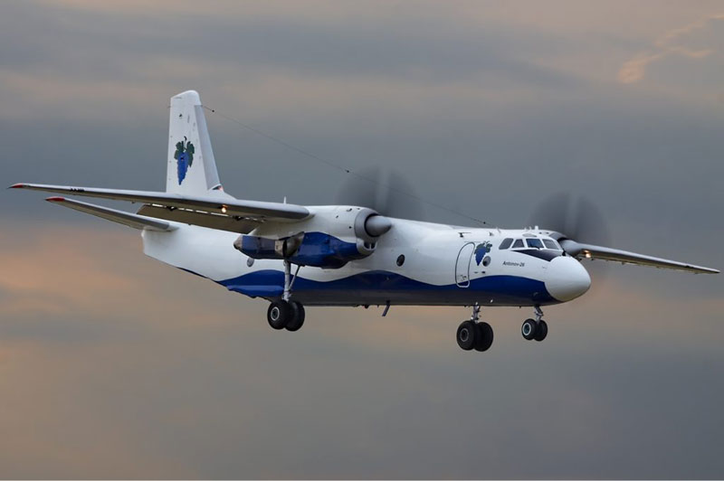 Aircraft similar to the one which crashed (Antonov AN-26)