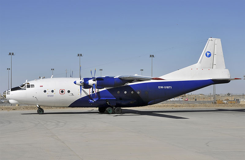 Avion de même type que celui accidenté (Antonov AN-12BK)