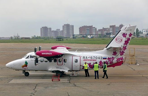 Avion de même type que celui accidenté (Let L-410UVP-E)