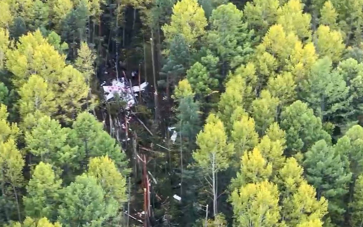 Photos du crash du Let L-410 d'Aeroservice