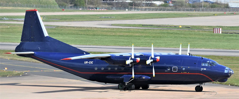 Aircraft similar to the one which crashed (Antonov AN-12BK)