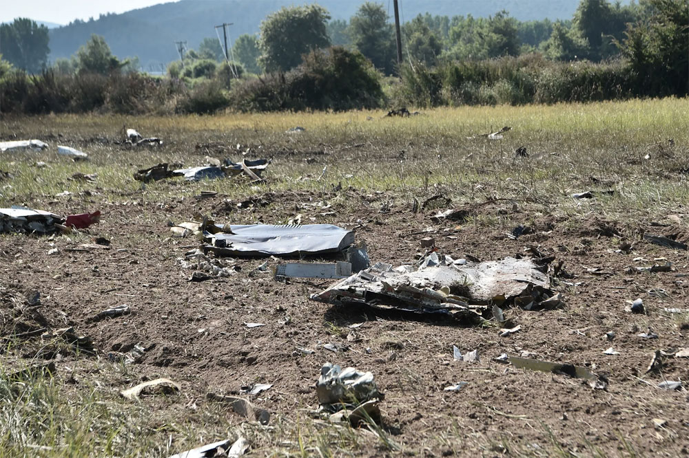 Photos of the Meridian Antonov 12BK crash