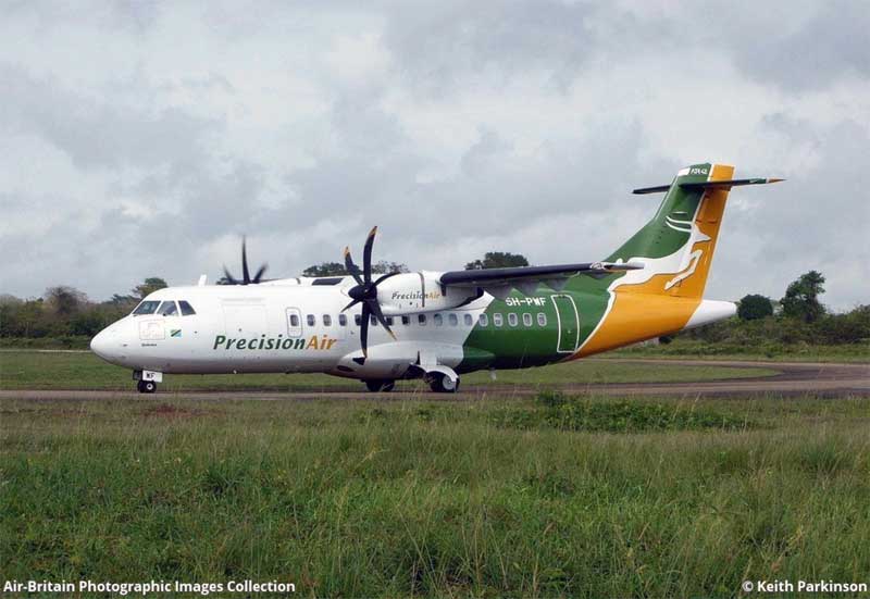 Aircraft similar to the one which crashed (ATR 42-500)