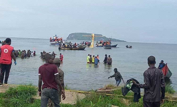 Photos of the Precision Air ATR 42 crash
