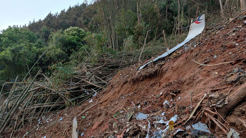 China Eastern Airlines Boeing 737-89P plane crash - Tengxian, China