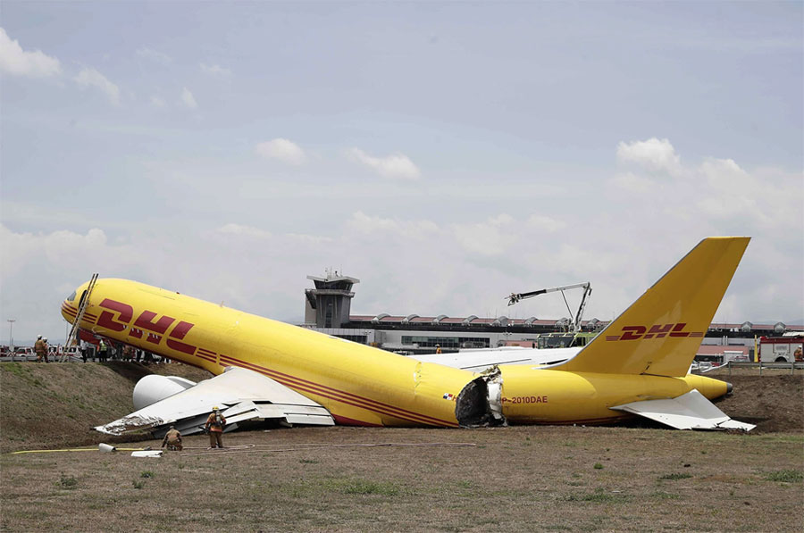 DHL Boeing 757 cargo crash