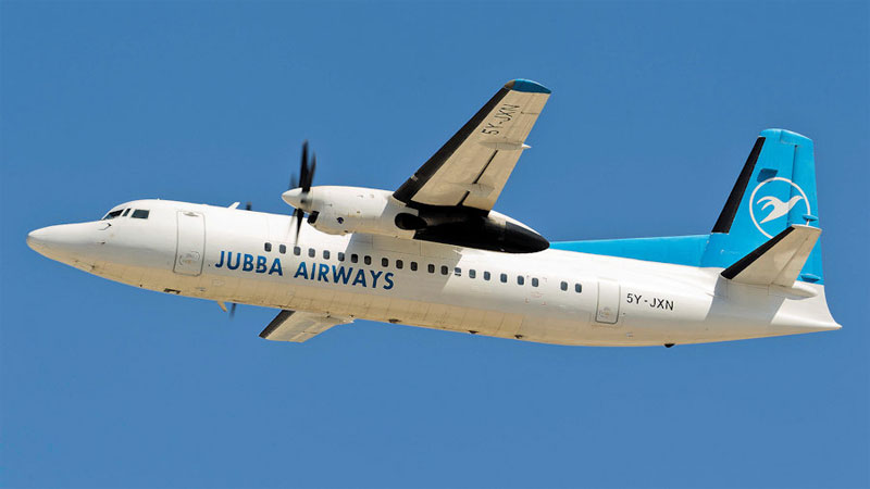 Avion de même type que celui accidenté (Fokker F-50)