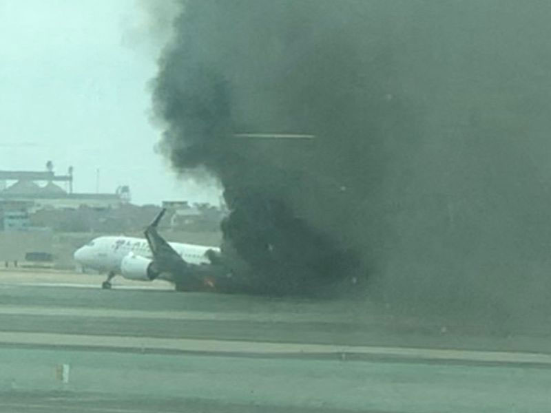 Photos of the LATAM Airlines Chile Airbus A320 crash