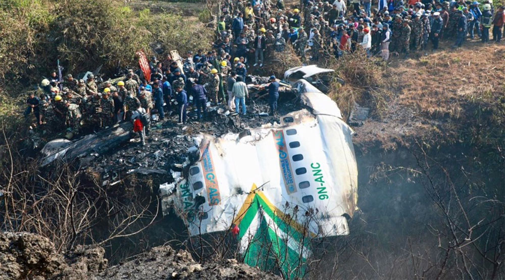 Accident d'un ATR 72-500 d' Yeti Airlines - Pokhara, Népal