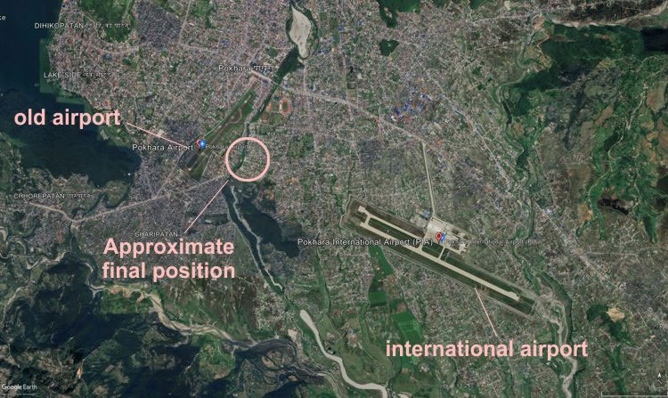 Photos of the Yeti Airlines ATR 72 crash