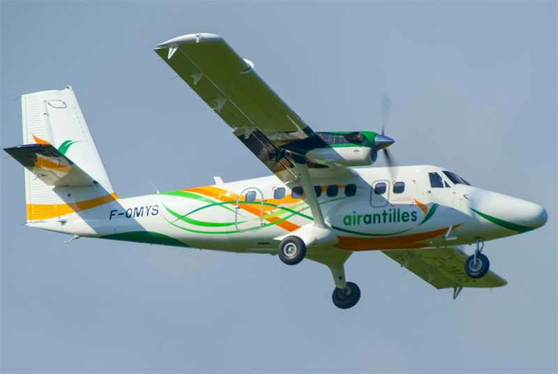 Aircraft similar to the one which crashed (DHC-6 Twin Otter 400)