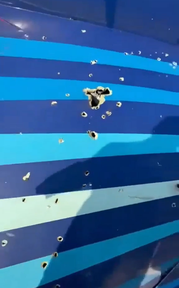 Photos of the Azerbaijan Airlines Embraer 190AR crash