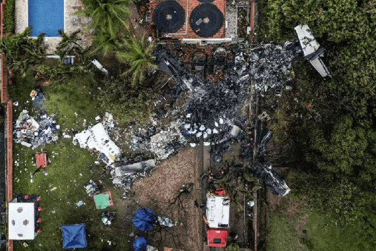 Photos of the Voepass Linhas Aéreas ATR 72 crash