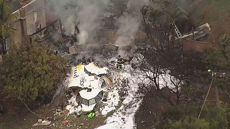 Photos of the Voepass Linhas Aéreas ATR 72 crash