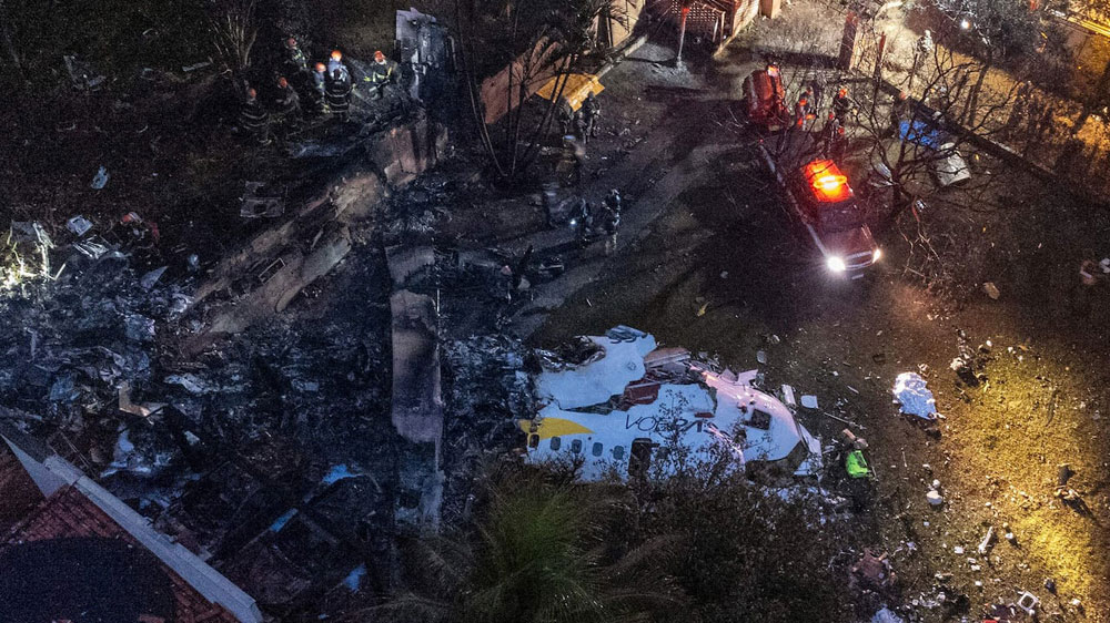 Photos of the Voepass Linhas Aéreas ATR 72 crash