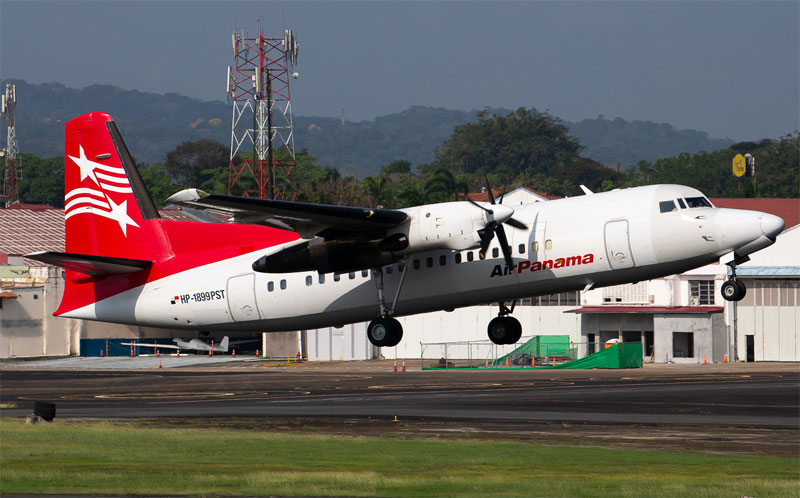 Avion de même type que celui accidenté (Fokker F-50)