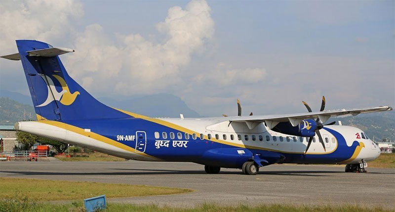 Aircraft similar to the one which crashed (ATR 72-500)