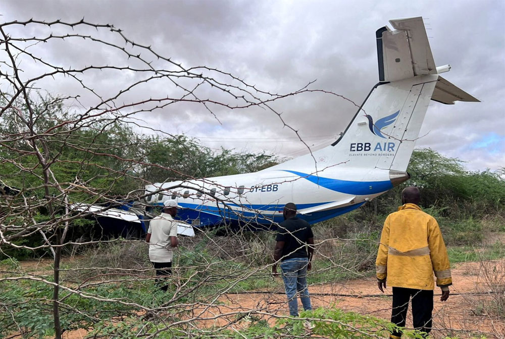 Photos of the EBB Air Embraer 120RT crash
