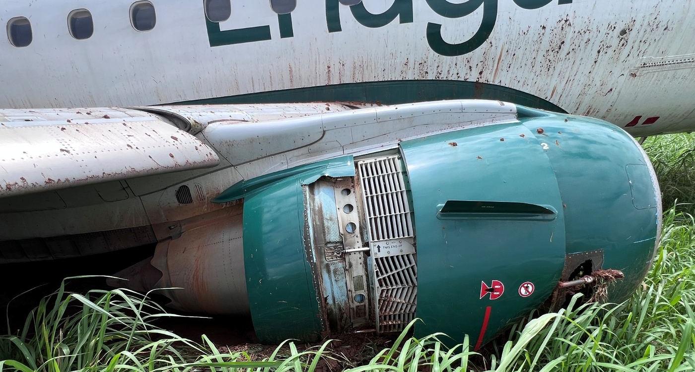 Photos of the Enugu Air Embraer 170LR crash