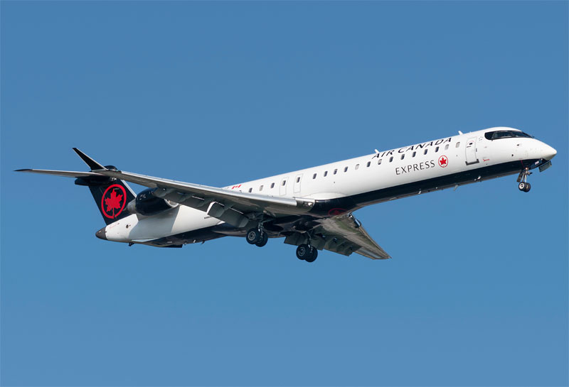 Avion de même type que celui accidenté (Canadair CRJ-900LR)