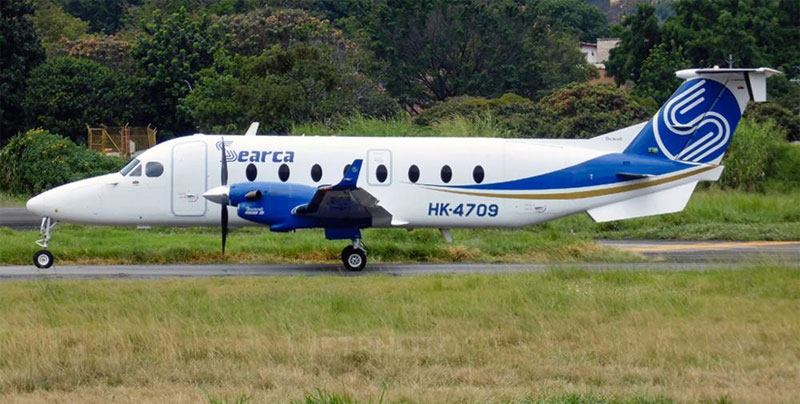 Avion de même type que celui accidenté (Beechcraft 1900D)