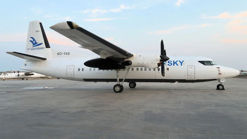 Avion de même type que celui accidenté (Fokker 50)