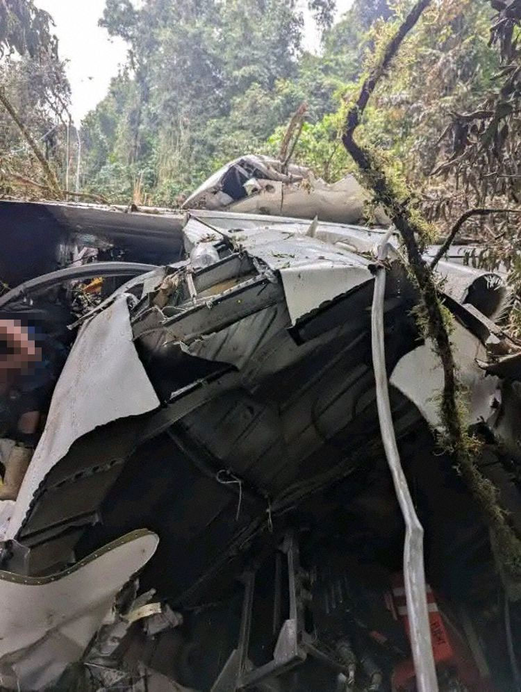 Photos of the TRACEP Congo Aviation Let L-410 crash