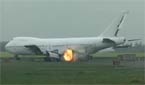 Bomb exploding in a Boeing 747