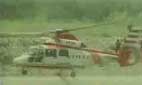 Dauphin helicopter crash in a river