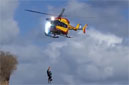 H145 helicopter hits power lines during a rescue operation