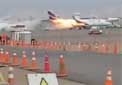 An Airbus A320 collides with a firetruck during takeoff from Lima airport, Peru