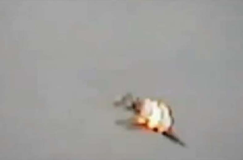 Lybian Mig-23 shot down