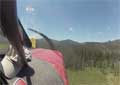 Stinson crash filmed from inside the cockpit