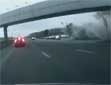 A Tupolev TU-204 crashes on a highway in Russia and hit a car