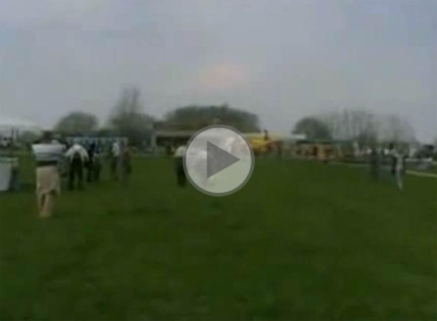 The Zlin Z-37 Cmelak failed to take off and ploughed into spectators