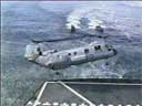 Effroyable atterrissage d'un l'hélicoptère CH-46 de la US Navy sur un navire américain